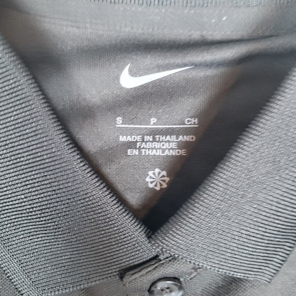 Nike Dallas Mavericks MAVSTV Logo Black Short Sleeve Polo Size SM - Picture 3 of 10